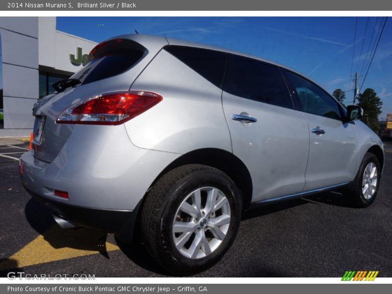 Brilliant Silver / Black 2014 Nissan Murano S