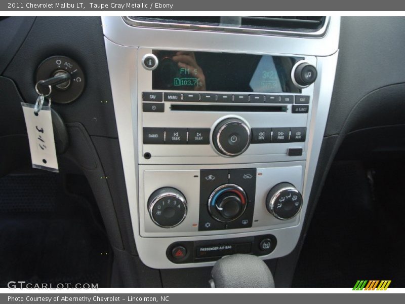 Taupe Gray Metallic / Ebony 2011 Chevrolet Malibu LT