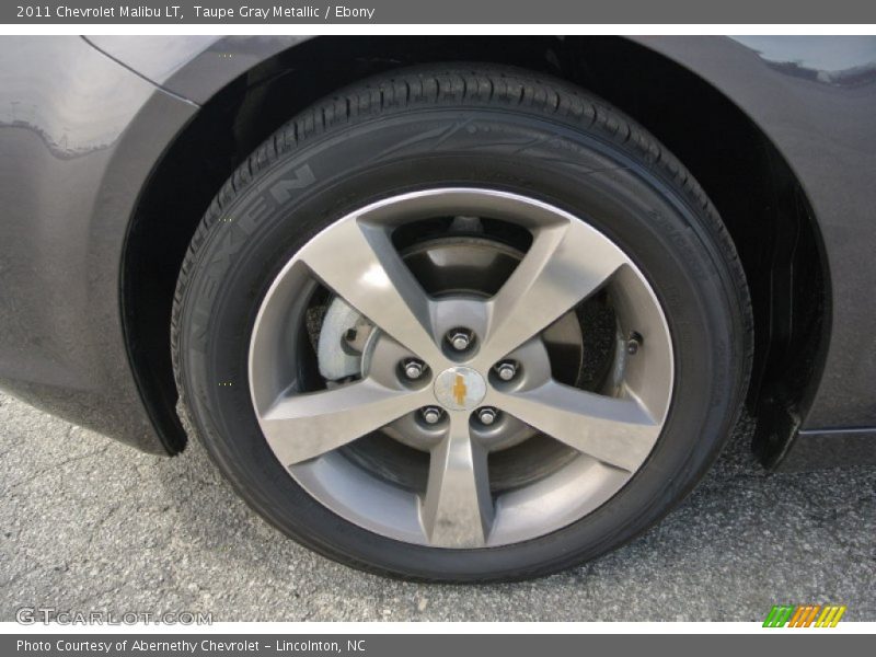 Taupe Gray Metallic / Ebony 2011 Chevrolet Malibu LT