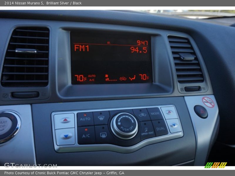 Brilliant Silver / Black 2014 Nissan Murano S