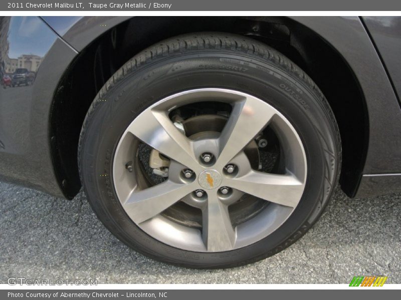 Taupe Gray Metallic / Ebony 2011 Chevrolet Malibu LT