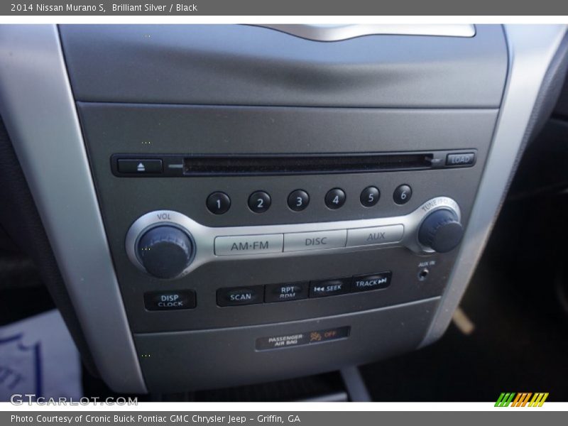 Brilliant Silver / Black 2014 Nissan Murano S