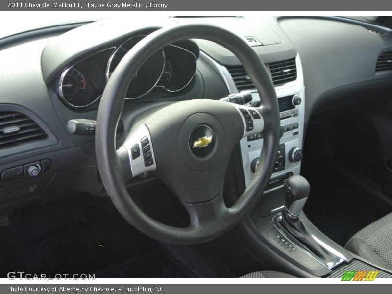 Taupe Gray Metallic / Ebony 2011 Chevrolet Malibu LT