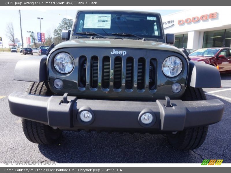 Tank / Black 2015 Jeep Wrangler Unlimited Sport 4x4