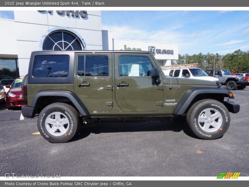 Tank / Black 2015 Jeep Wrangler Unlimited Sport 4x4