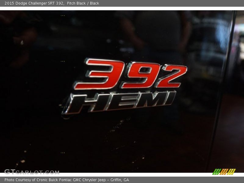 Pitch Black / Black 2015 Dodge Challenger SRT 392