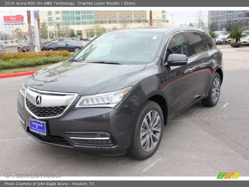 Graphite Luster Metallic / Ebony 2016 Acura MDX SH-AWD Technology
