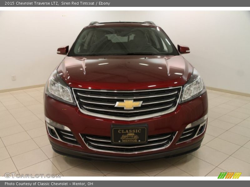 Siren Red Tintcoat / Ebony 2015 Chevrolet Traverse LTZ