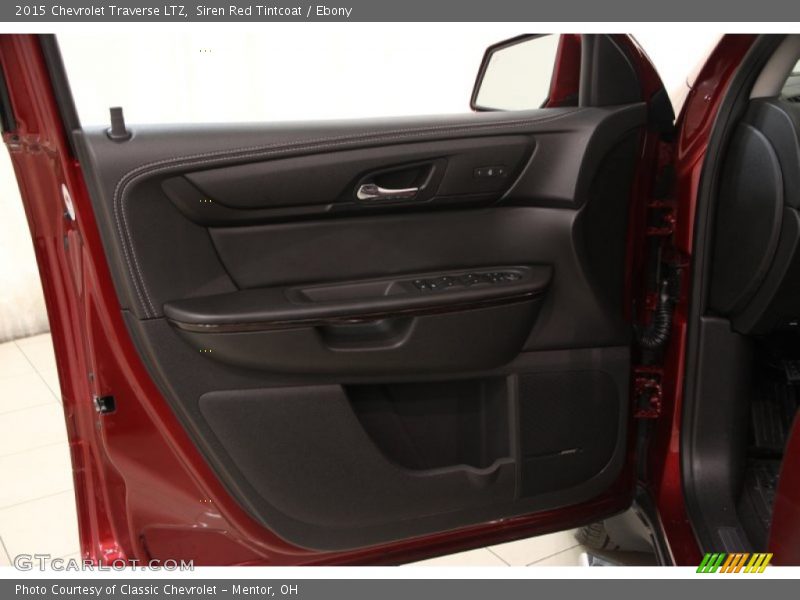 Siren Red Tintcoat / Ebony 2015 Chevrolet Traverse LTZ