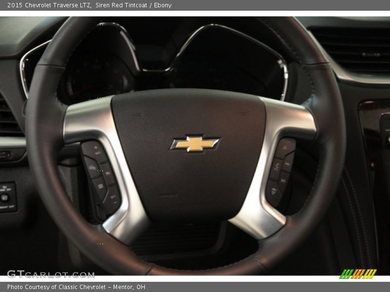 Siren Red Tintcoat / Ebony 2015 Chevrolet Traverse LTZ