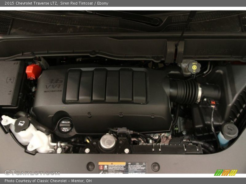 Siren Red Tintcoat / Ebony 2015 Chevrolet Traverse LTZ