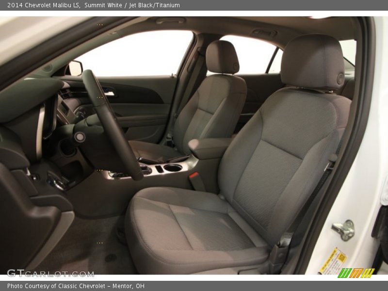 Summit White / Jet Black/Titanium 2014 Chevrolet Malibu LS