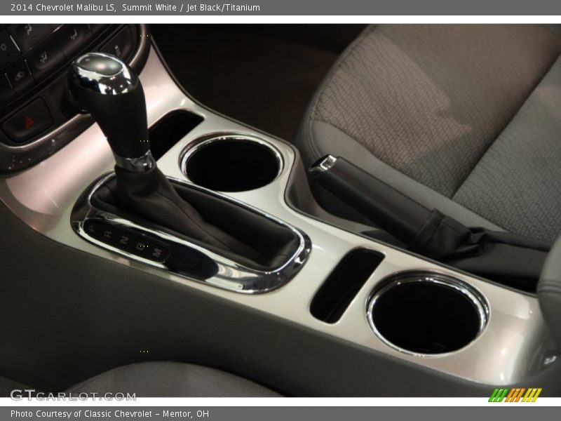 Summit White / Jet Black/Titanium 2014 Chevrolet Malibu LS