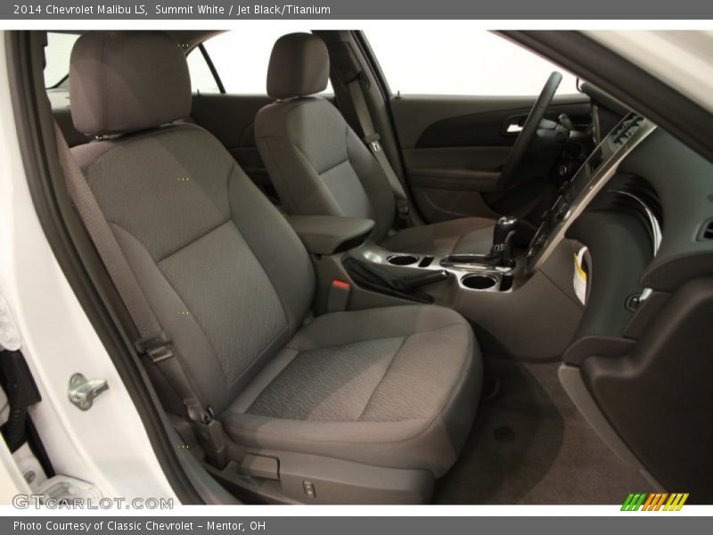 Summit White / Jet Black/Titanium 2014 Chevrolet Malibu LS