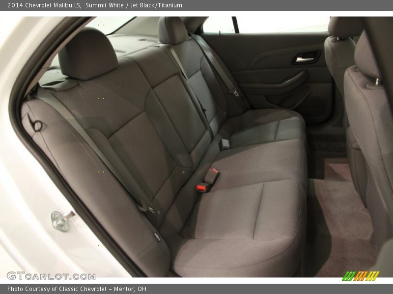 Summit White / Jet Black/Titanium 2014 Chevrolet Malibu LS