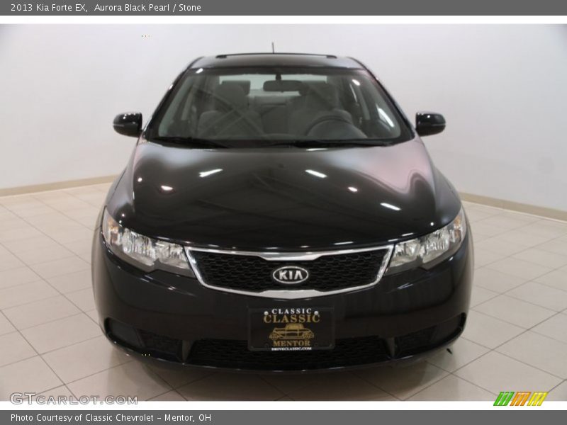 Aurora Black Pearl / Stone 2013 Kia Forte EX