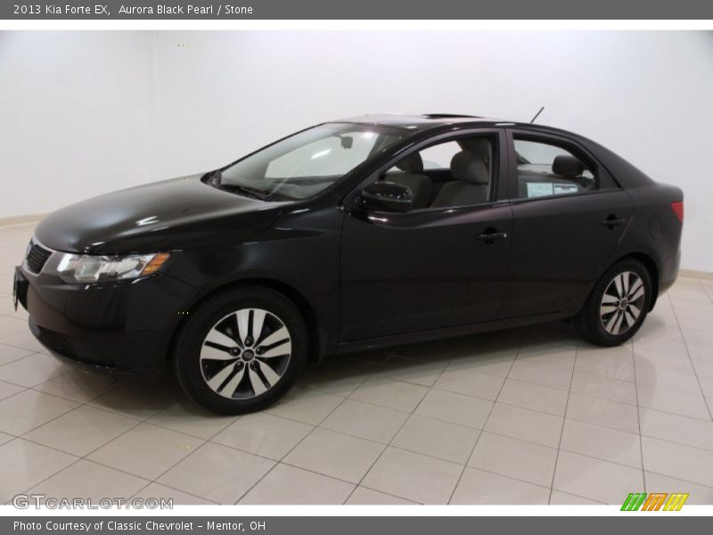 Aurora Black Pearl / Stone 2013 Kia Forte EX