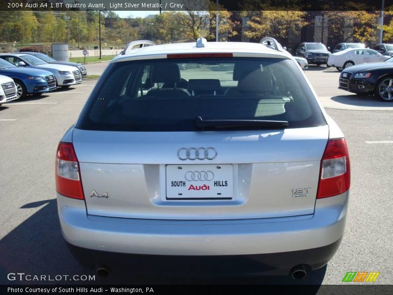 Light Silver Metallic / Grey 2004 Audi A4 1.8T quattro Avant