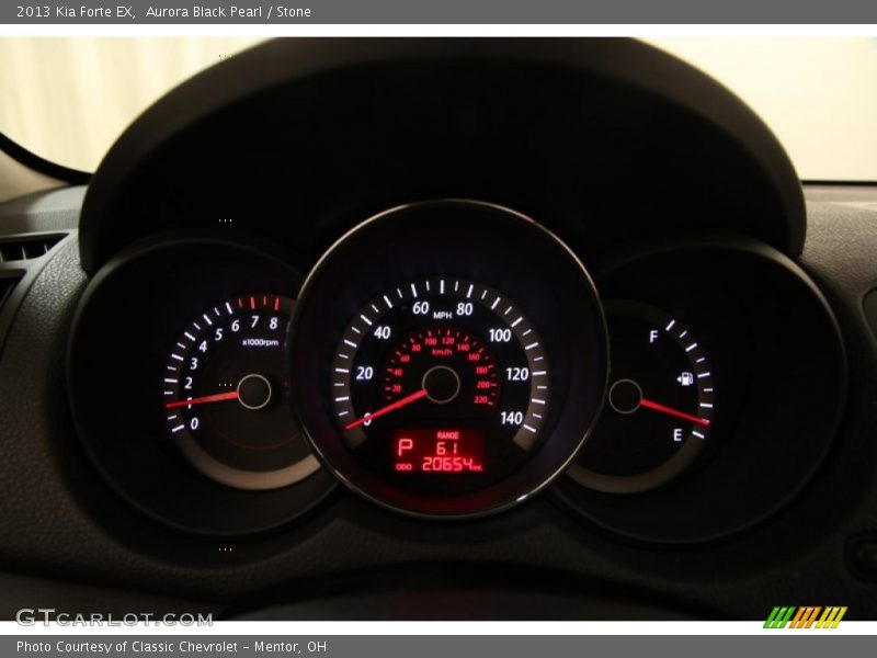Aurora Black Pearl / Stone 2013 Kia Forte EX