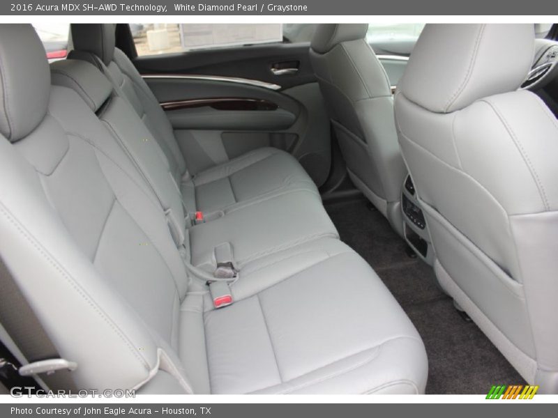 White Diamond Pearl / Graystone 2016 Acura MDX SH-AWD Technology