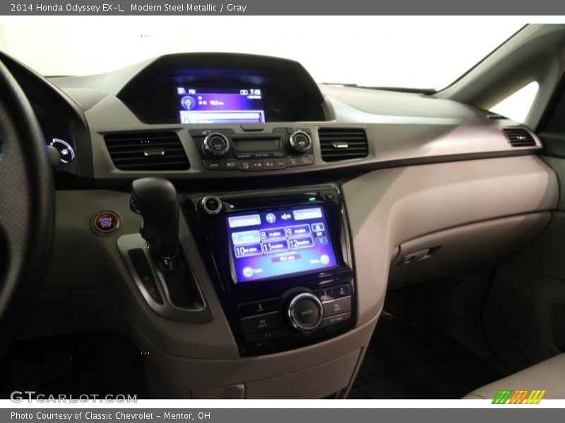 Modern Steel Metallic / Gray 2014 Honda Odyssey EX-L