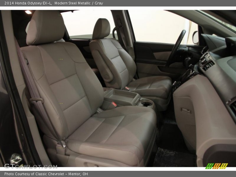 Modern Steel Metallic / Gray 2014 Honda Odyssey EX-L
