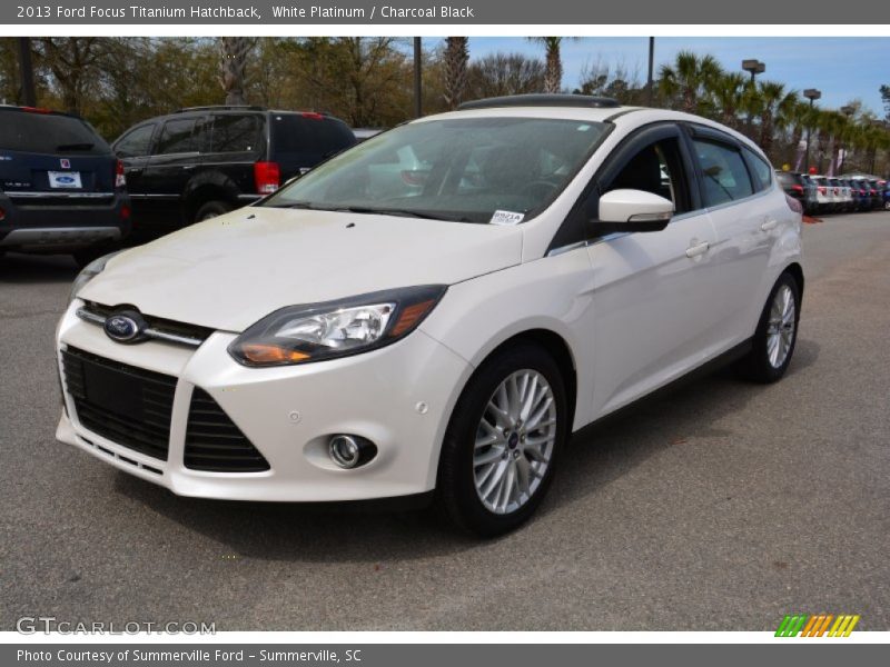 Front 3/4 View of 2013 Focus Titanium Hatchback