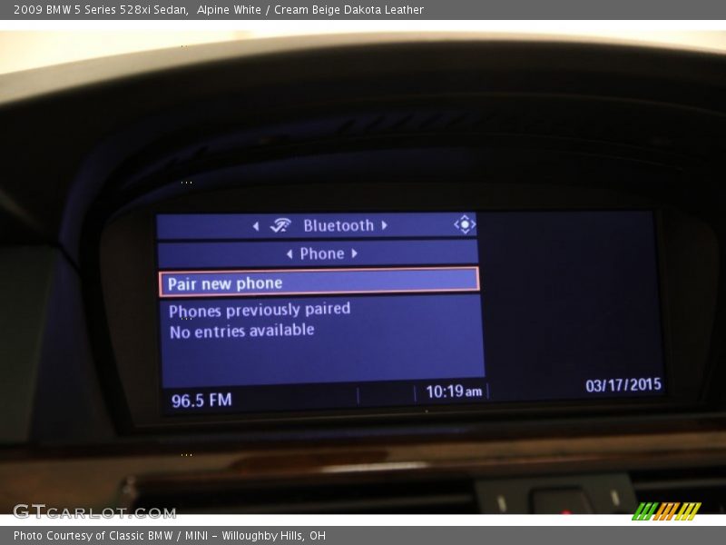 Alpine White / Cream Beige Dakota Leather 2009 BMW 5 Series 528xi Sedan