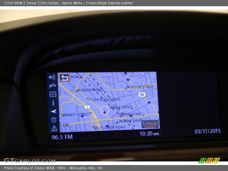 Navigation of 2009 5 Series 528xi Sedan