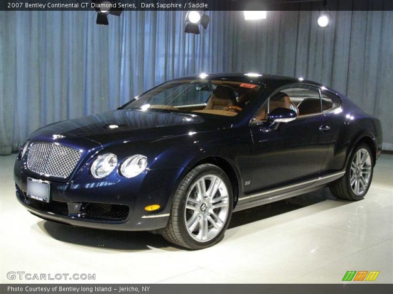 Dark Sapphire / Saddle 2007 Bentley Continental GT Diamond Series