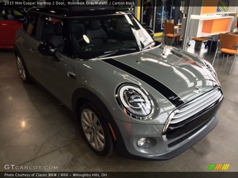 Moonwalk Gray Metallic / Carbon Black 2015 Mini Cooper Hardtop 2 Door