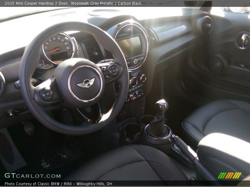 Moonwalk Gray Metallic / Carbon Black 2015 Mini Cooper Hardtop 2 Door