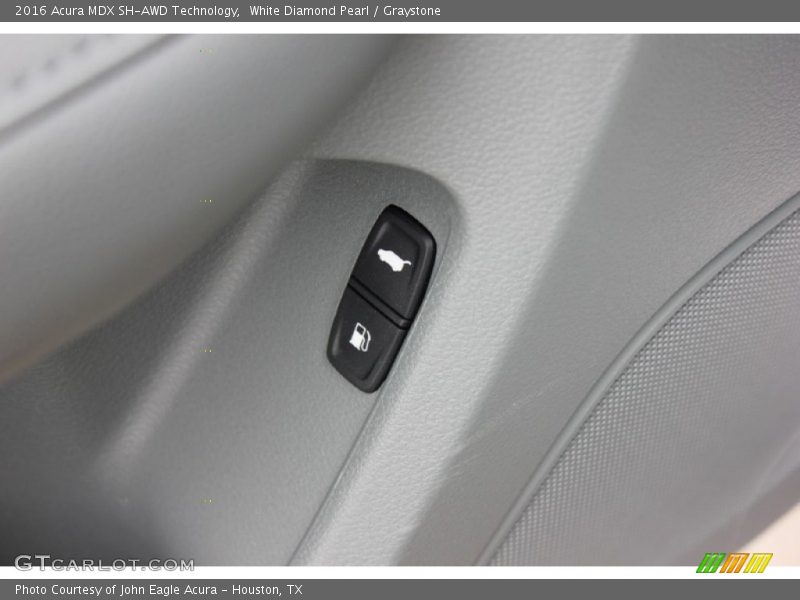 White Diamond Pearl / Graystone 2016 Acura MDX SH-AWD Technology