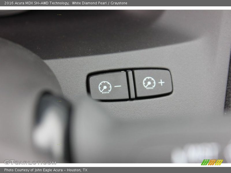 White Diamond Pearl / Graystone 2016 Acura MDX SH-AWD Technology