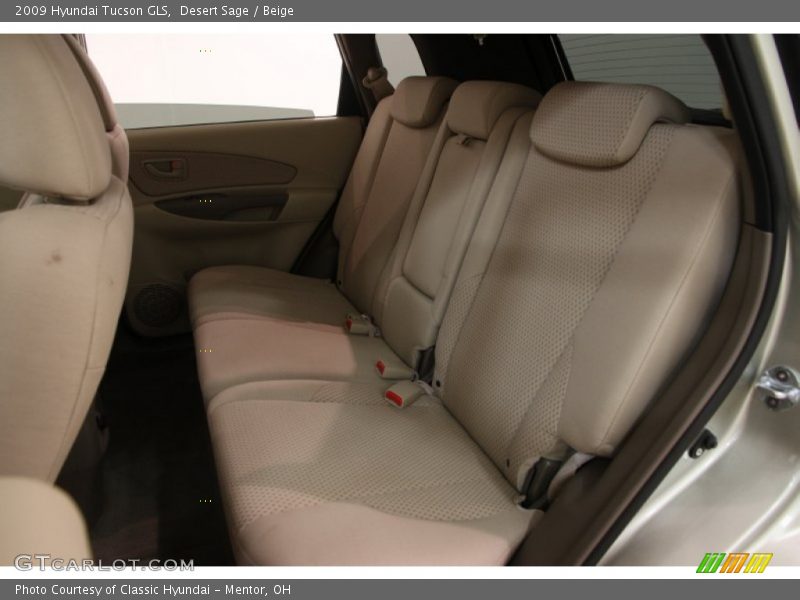 Desert Sage / Beige 2009 Hyundai Tucson GLS