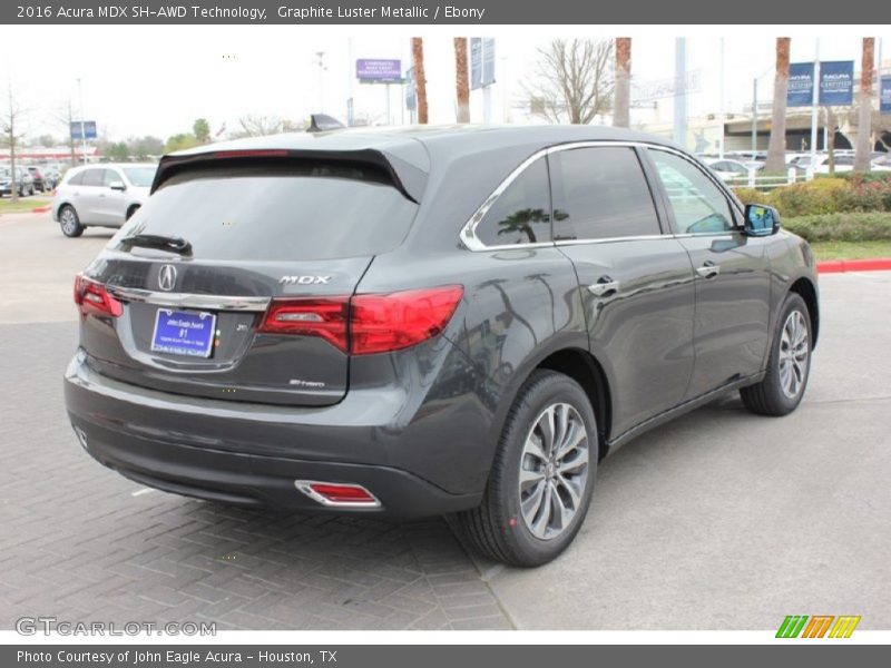 Graphite Luster Metallic / Ebony 2016 Acura MDX SH-AWD Technology