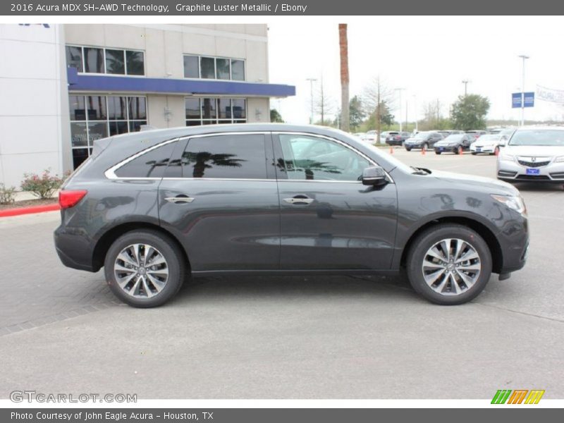 Graphite Luster Metallic / Ebony 2016 Acura MDX SH-AWD Technology