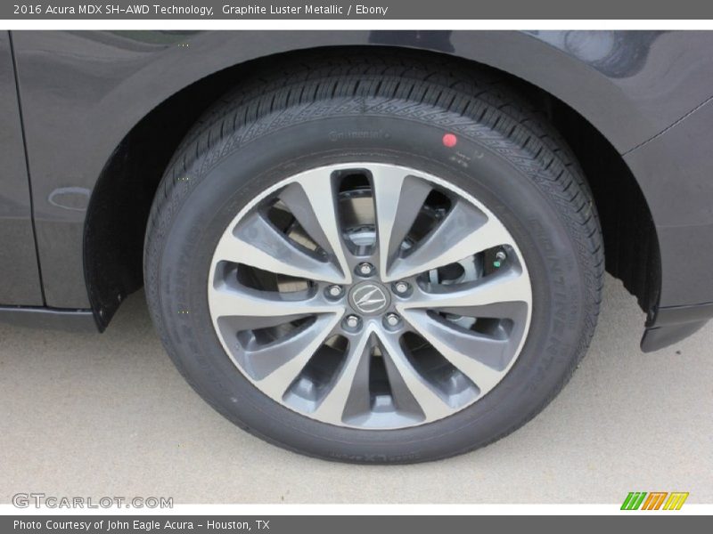 Graphite Luster Metallic / Ebony 2016 Acura MDX SH-AWD Technology