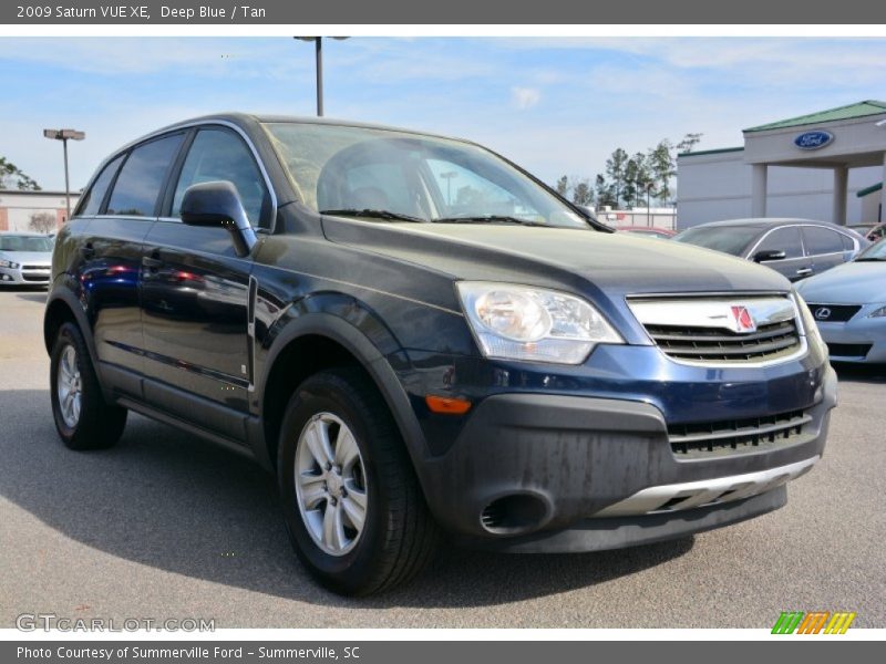 Deep Blue / Tan 2009 Saturn VUE XE