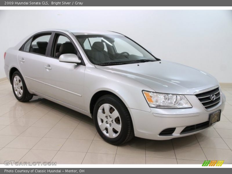 Bright Silver / Gray 2009 Hyundai Sonata GLS