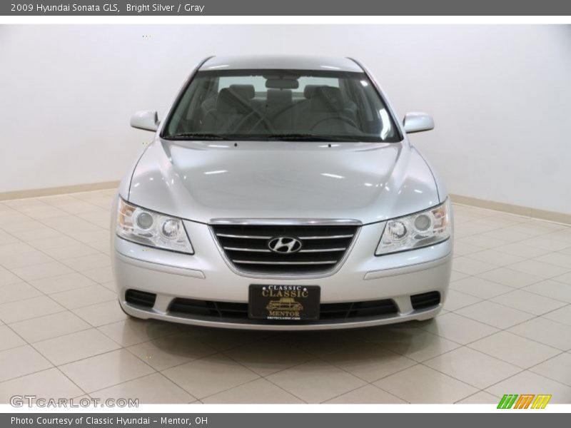Bright Silver / Gray 2009 Hyundai Sonata GLS