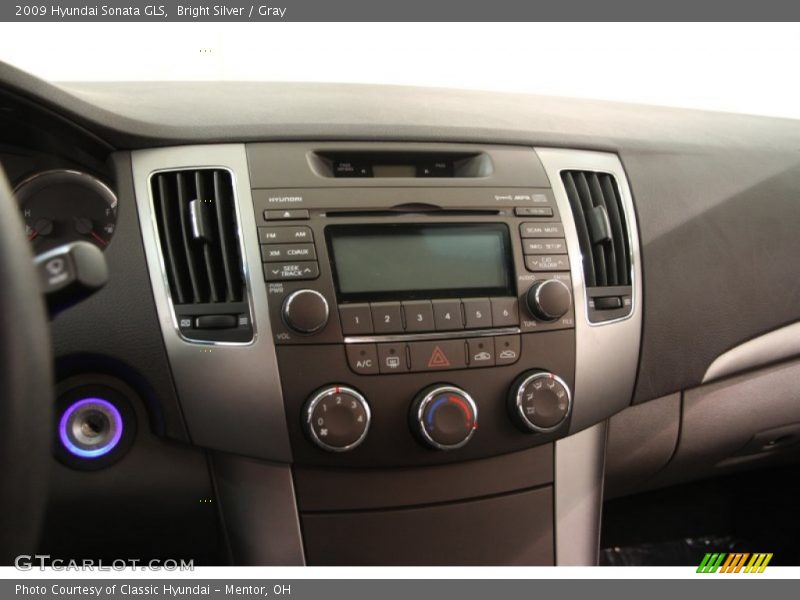 Bright Silver / Gray 2009 Hyundai Sonata GLS