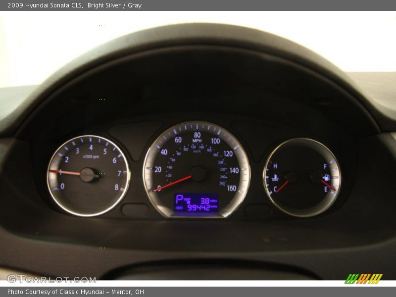 Bright Silver / Gray 2009 Hyundai Sonata GLS