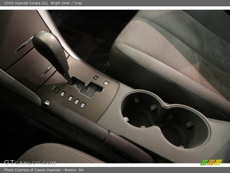 Bright Silver / Gray 2009 Hyundai Sonata GLS