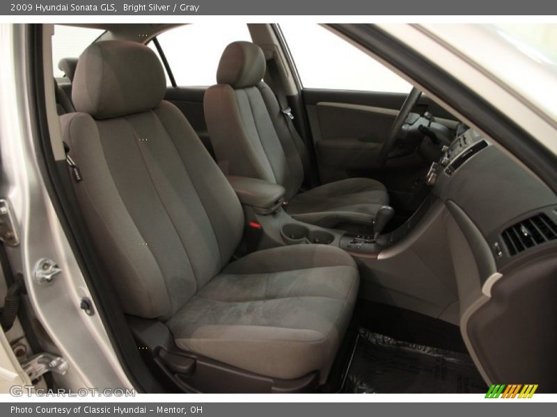 Bright Silver / Gray 2009 Hyundai Sonata GLS