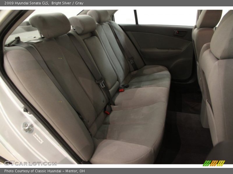 Bright Silver / Gray 2009 Hyundai Sonata GLS