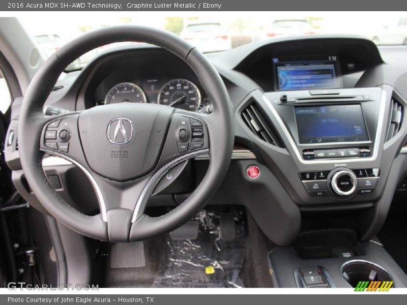 Graphite Luster Metallic / Ebony 2016 Acura MDX SH-AWD Technology