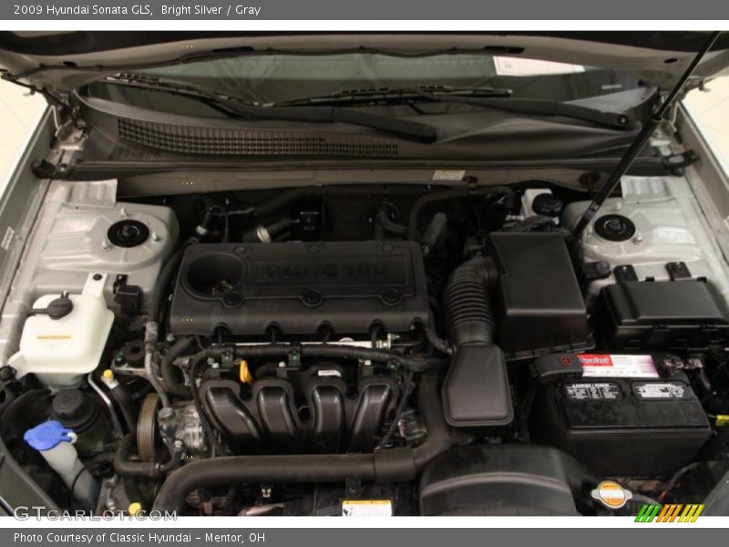 Bright Silver / Gray 2009 Hyundai Sonata GLS