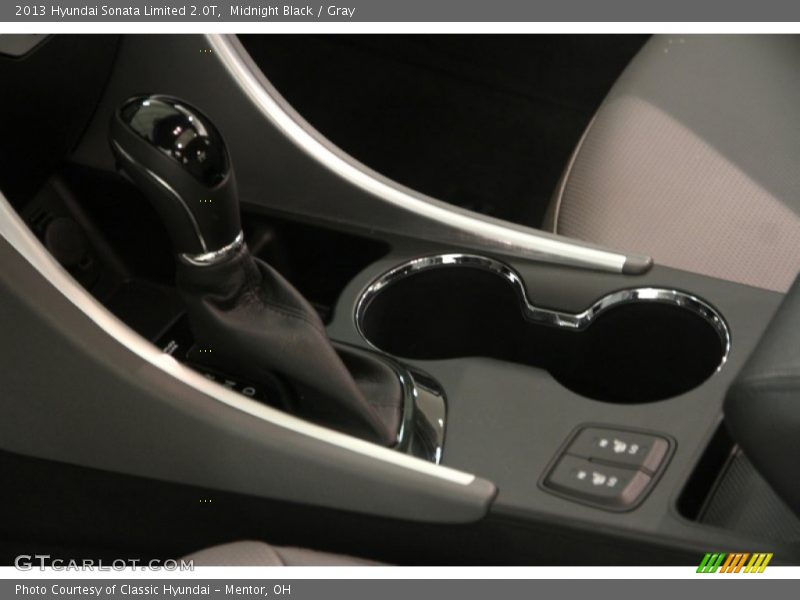 Midnight Black / Gray 2013 Hyundai Sonata Limited 2.0T