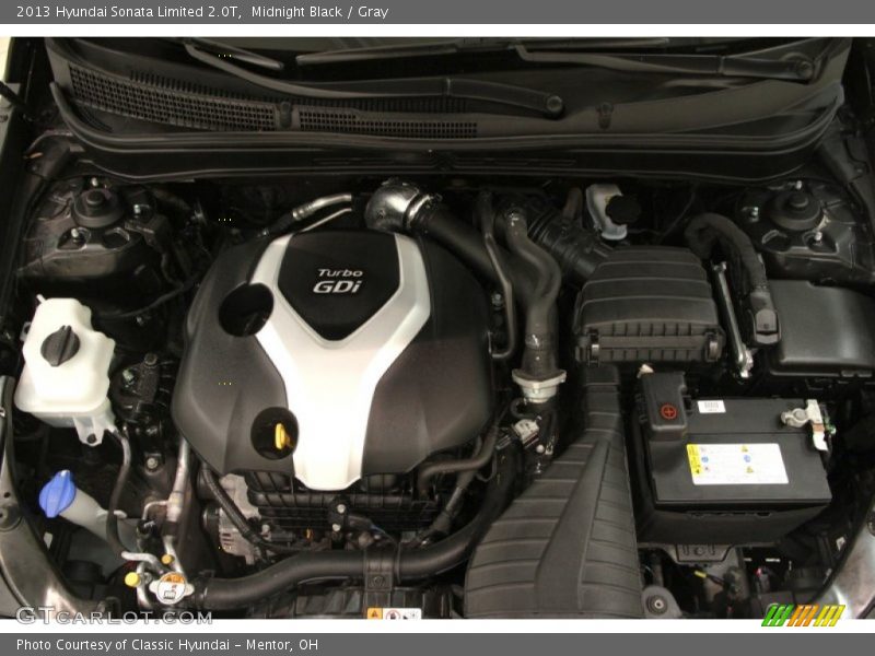 Midnight Black / Gray 2013 Hyundai Sonata Limited 2.0T